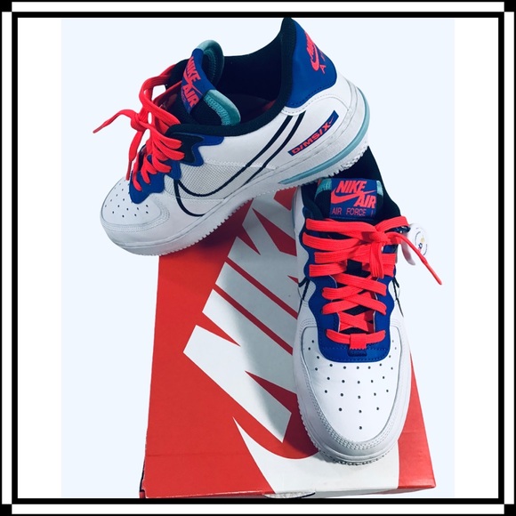 NIKE AIR FORCE 1 REACT GS - Y7/ Woman’s Size 8 NEW!! - Picture 2 of 10